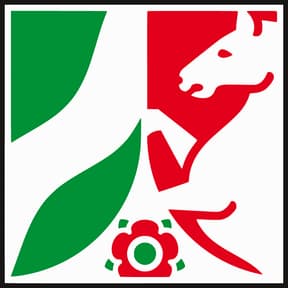 Offizielles Bürgerwappen des Landes Nordrhein-Westfalen